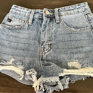 KanCan Distressed Jean Shorts 
Size 23
Never Worn